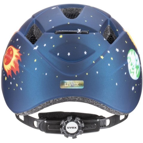 Kask rowerowy dziecięcy uvex kid 2 cc dk.blue rocket m.46-52 cm