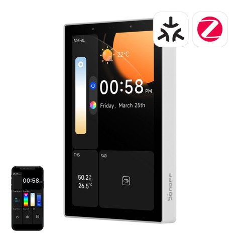 Panel sterowania SONOFF NSPanel Pro 120 Wi-Fi/BT/Zigbee (biały)