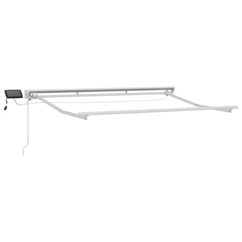 Ręczny ramowy zewnętrzny markizowy z LED 3 x 2 m