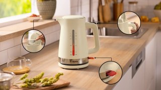 Czajnik Bosch MyMoment TWK4M227 (2400W; kremowy)