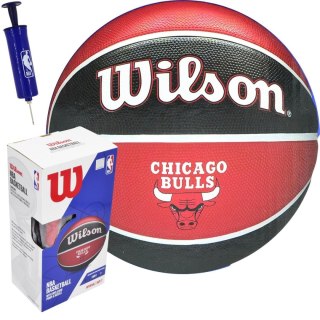 PIŁKA DO KOSZYKÓWKI WILSON NBA CHICAGO BULLS KARTON POMPKA