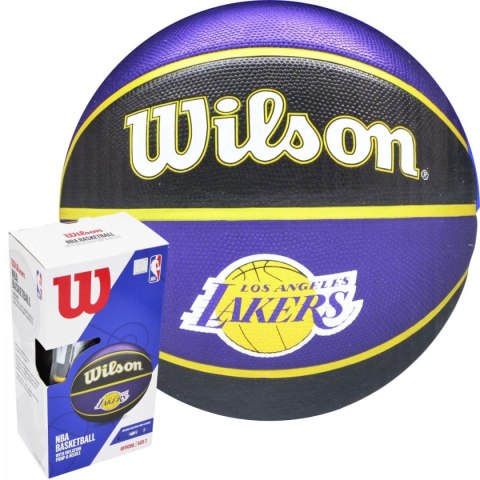 PIŁKA DO KOSZYKÓWKI WILSON NBA LA LAKERS KARTON POMPKA