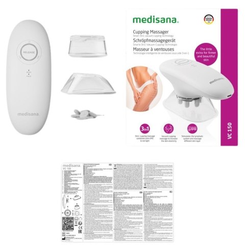 Masażer podciśnieniowy Medisana VC 150 3w1