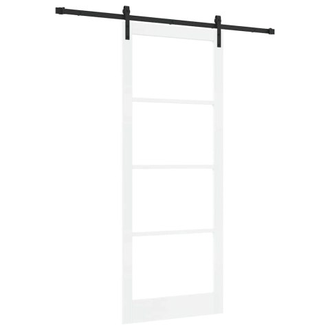 Drzwi przesuwne ORKDAL Biały i czarny 93 x 232 cm