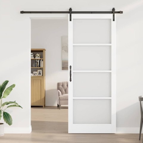 Drzwi przesuwne ORKDAL Biały i czarny 93 x 232 cm
