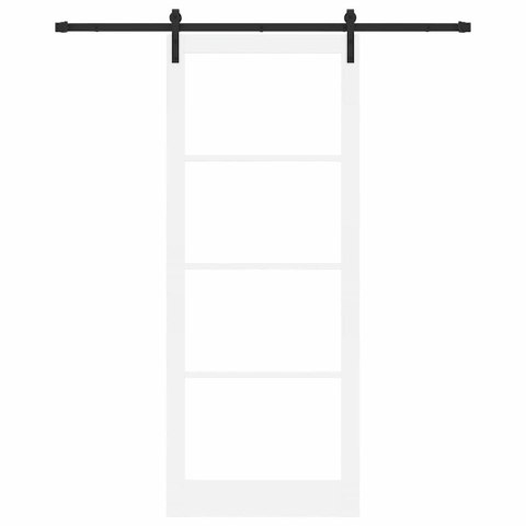 Drzwi przesuwne ORKDAL Biały i czarny 93 x 232 cm