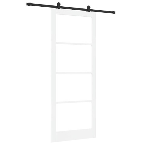 Drzwi przesuwne ORKDAL Biały i czarny 93 x 232 cm
