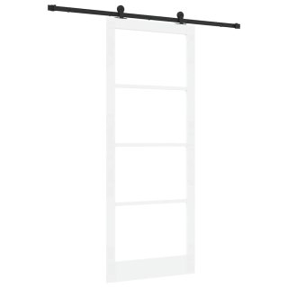 Drzwi przesuwne ORKDAL Biały i czarny 93 x 232 cm