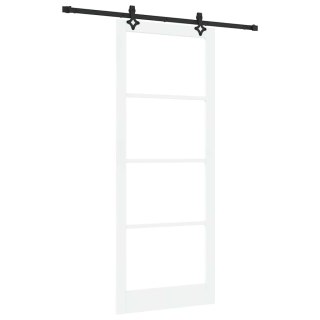 Drzwi przesuwne ORKDAL Biały i czarny 93 x 232 cm