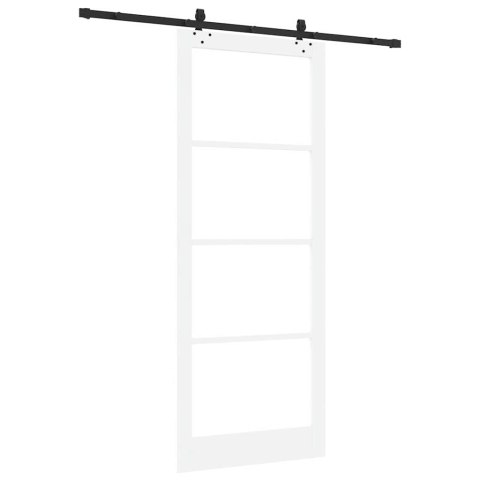 Drzwi przesuwne ORKDAL Biały i czarny 93 x 232 cm