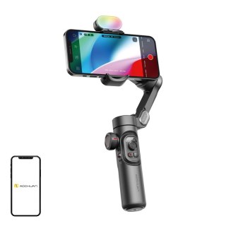 Gimbal AOCHUAN XE z oświetleniem RGB (czarny)