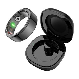 Smartring COLMI R02 rozmiar 11 20.3mm (czarny) + etui ładujące