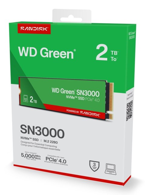 SSD WD Green SN3000 2TB NVMe WDS200T4G0E