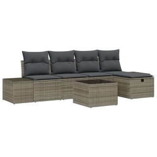 Zestaw Sof z poduszką 5 pcs polirattan