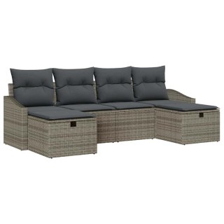 Zestaw Sof z poduszką 6 pcs polirattan