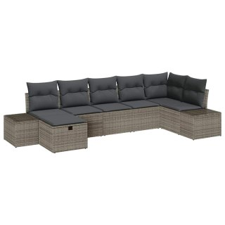 Zestaw Sof z poduszką 7 pcs polirattan