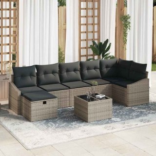 Zestaw Sof z poduszką 8 pcs polirattan