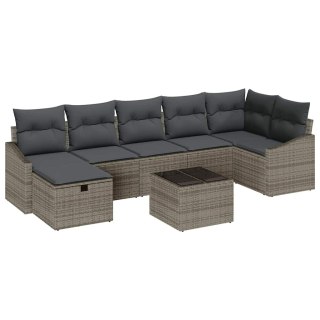 Zestaw Sof z poduszką 8 pcs polirattan