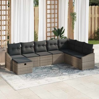 Zestaw Sof z poduszką 9 pcs polirattan
