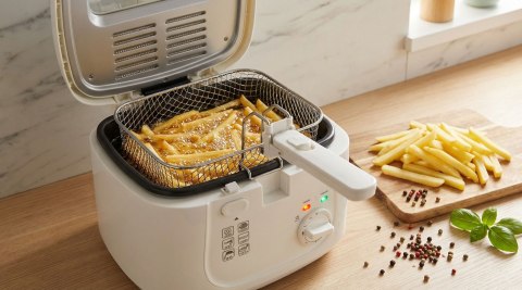 Frytownica Esperanza SPRING ROLL EKG012 (2,5 l; 1800W; kolor biały)