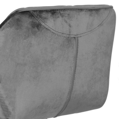Krzesło barowe GRAPPO BLACK grafitowy VELVET