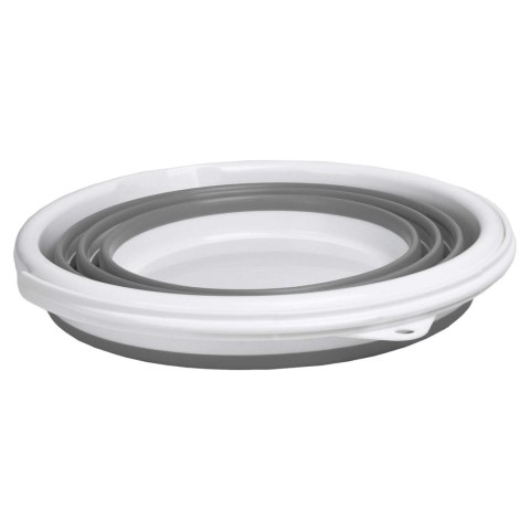 Wiaderko składane 32 cm biało-szare ASMAR COMPACT