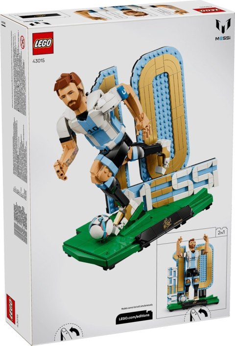 LEGO Editions 43015 - Lionel Messi - piłkarska legenda