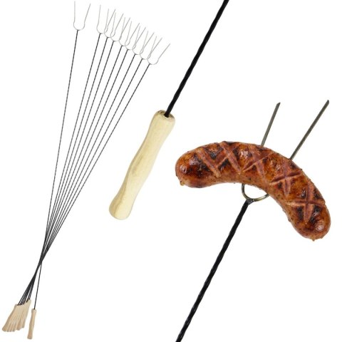 WIDELEC KIJ OGNISKOWY 100CM KOMPLET 10SZT