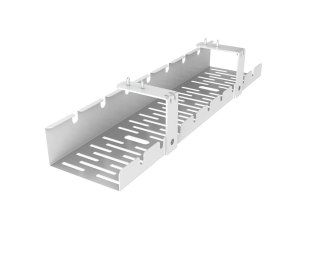 Organizer kabli do biurka ACTIVEJET CMP502 biały metalowy