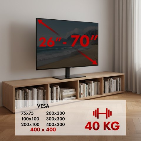 MACLEAN UNIWERSALNY STOJAK, NÓŻKI DO TV MC-450
