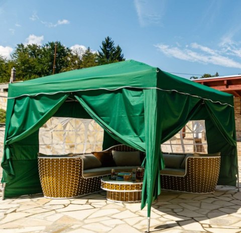 Namiot ogrodowy nożycowy INSTENT BASIC 3x3 m + 4 ścianki