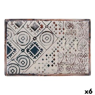 Półmisek Kuchenny La Mediterránea Grecia Porcelana Prostokątny 30 x 20 x 2,5 cm (6 Sztuk)