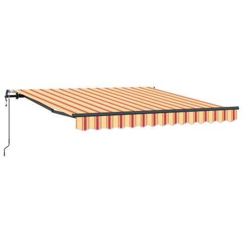 Markiza zwijana Żółty i pomarańczowy 300 x 250 cm