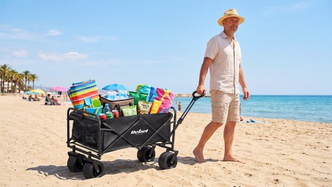 Wózek turystyczny, plażowy, 150L, 100kg, Rebel Active