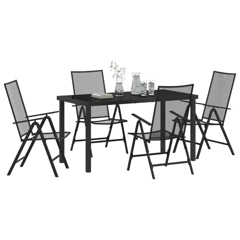 Zestaw do jadalni w ogrodzie 5 pcs Antracyt
