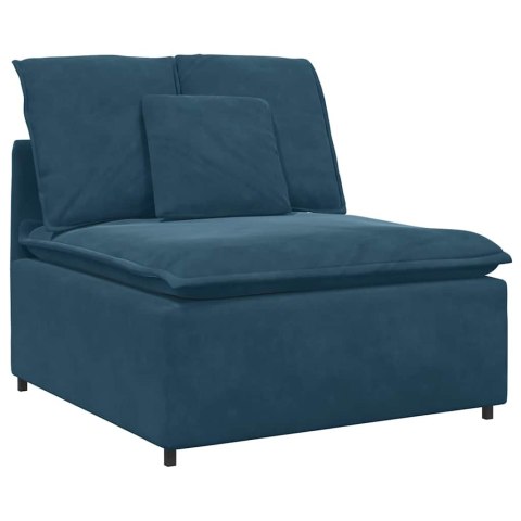 Sofa modułowa z poduszkami Velvet Blue