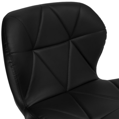 Krzesło barowe GORDON BLACK czarny