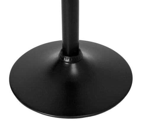 Krzesło barowe GRAPPO BLACK czarne VELVET