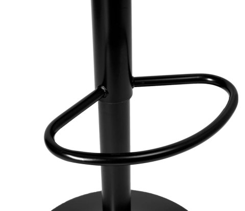 Krzesło barowe GRAPPO BLACK czarne VELVET