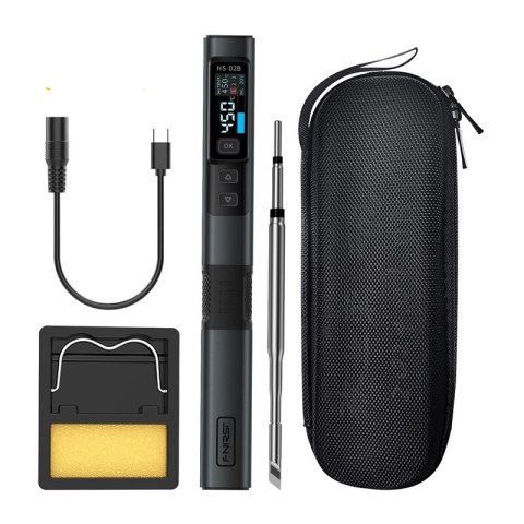 Inteligentna lutownica o mocy 100 W FNIRSI HS-02B