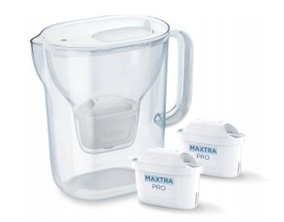 Dzbanek filtrujący Brita Style Essential+2 wkłady MaxtraPro PP (2,4l; biały)