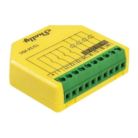 Sterownik taśm LED SHELLY Plus RGBW PM Wi-Fi/Bluetooth 2 szt.