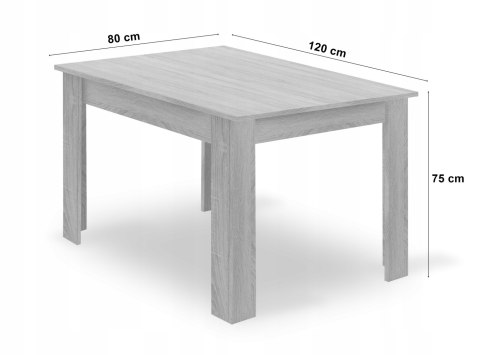 Stół NP 120x80 Craft nogi craft