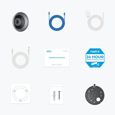 Kamera IP do monitoringu Reolink Fisheye Series W520 (OUTLET)