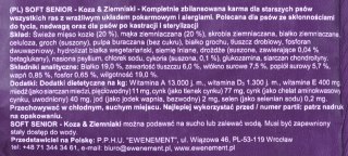 Karma Bosch Plus Senior Kozina & Ziemniak 2,5 kg
