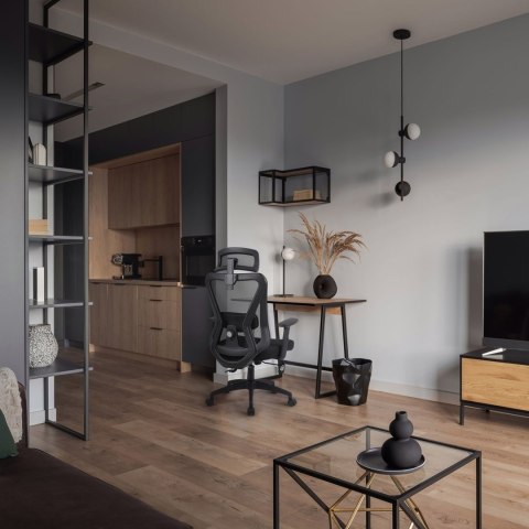 Ergonomiczny fotel biurowy ACTIVEJET T5 czarny (OUTLET)