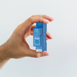 Jednokanałowy przekaźnik Shelly Qubino Wave Pro 1 Blue
