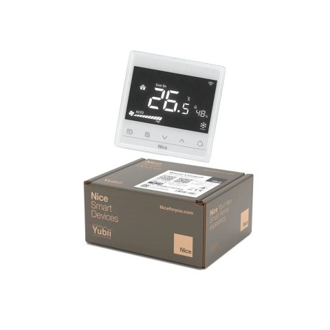Termostat do sterowania ogrzewaniem podłogowym Nice Warm-Control White