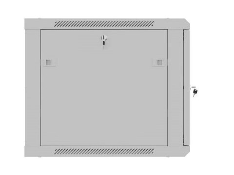 LANBERG SZAFA INSTALACYJNA RACK WISZĄCA 19" 9U 600X600 SZARA DRZWI PERFOROWANE (FLAT PACK)