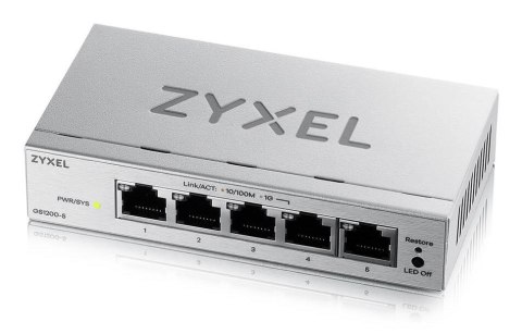 Switch Zyxel GS1200-5V3 5p Managed Gigabit
